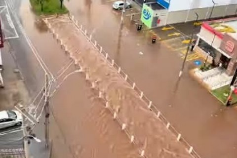 TEMPESTADE EM PASSOS | e parte da Av. da Moda  Passos Online: